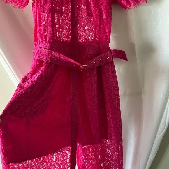Generation Love Pink Lace Maxi Dress - Picture 2 of 6